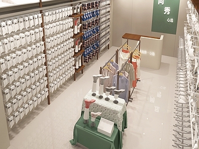 其他商业空间 袜子店 内衣店