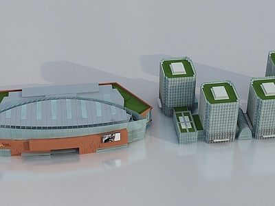 现代其他商业建筑 现代公共 商业