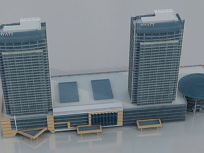 现代其他商业建筑 现代公共 商业综合体