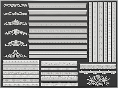 欧式石膏线 欧式石膏线 欧式雕花