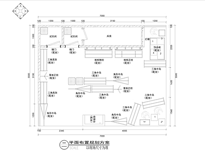 现代服装店 男装女装童装集合 服装店橱 鞋包帽子饰品店 档口批发零售展厅 婚纱美容美发美甲 施工图