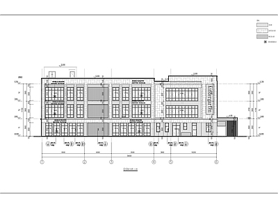 现代幼儿园建筑 安置房 配套 六班 幼儿园 建筑 施工图