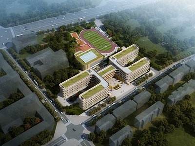 现代学校建筑 36班小学 施工图