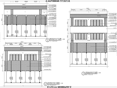 现代商业景观 商业外街标准 标准 施工图 商业景观