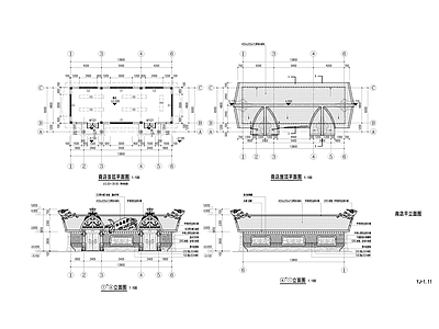 现代其他商业建筑 售卖亭 施工图