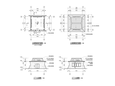 现代其他商业建筑 售卖亭 施工图