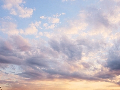 现代天空外景 夕阳天空