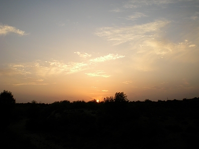 现代天空外景 黄昏天空 夕阳天空