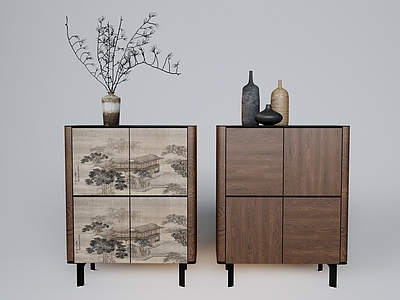 复古中古斗柜 中古 装饰柜