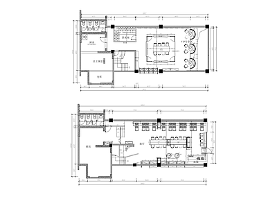 新中式中餐厅 农家乐 主题餐厅 亲子餐厅 户外餐厅 包厢 施工图