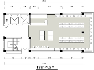现代文创店 文创商店平面图 文创店设计平面图 文化文创店平面图 施工图