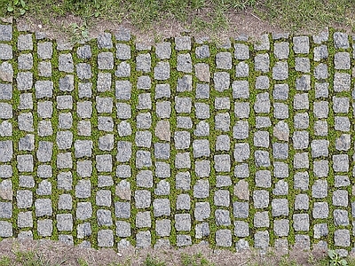 现代新中式植草砖 地砖 户外