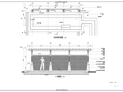 现代廊架 架 施工图