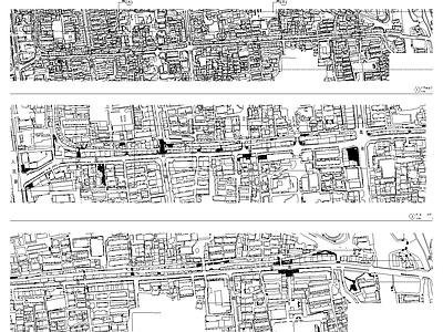 现代道路绿化 苏州十全街改造 景观绿 施工图