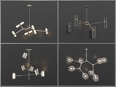 现代吊灯 金属