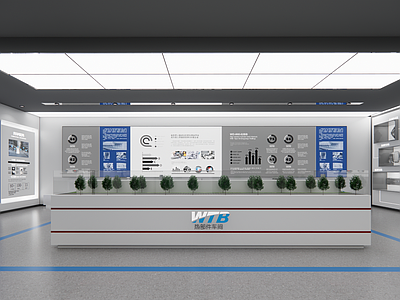 现代其他展厅 科技展厅 工业展厅 铝板展厅