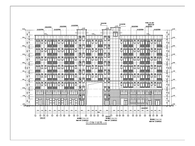 现代学校建筑 学生公寓 建筑 施工图