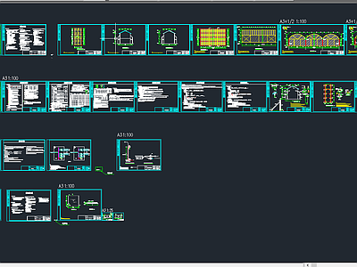 钢结构 蔬菜大棚 施工图