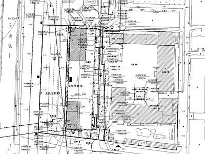 欧式学校建筑 教学楼 地铁 教室 施工图
