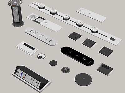 现代插座 现代地插 线盒 usb 轨道