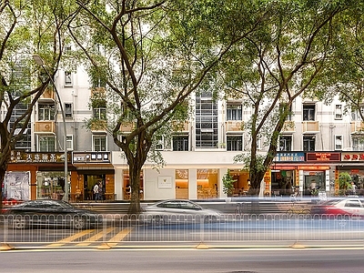 现代街道外景 商业街外景 外景
