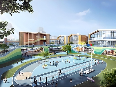 现代幼儿园建筑 12班 3托班 三层16米高 施工图