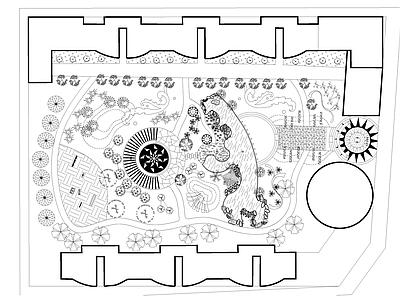 现代新中式衣帽间 景观公园 小区绿化 绿化景观 彩平图 衣帽间平面图 施工图