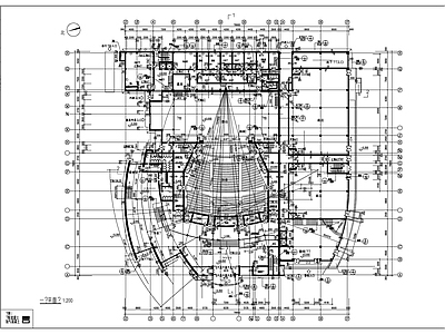 现代其他建筑 影剧院建 施工图 建筑