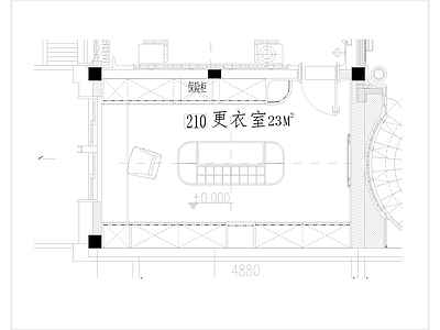 现代衣帽间 衣帽间立面图 施工图