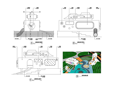 现代公园景观 施工图