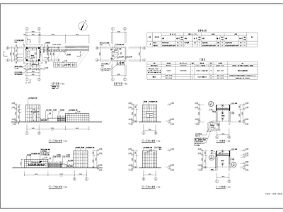 现代门卫室建筑 卫室建筑图 施工图
