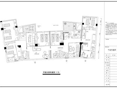 其他工装空间 美容院内装 施工图
