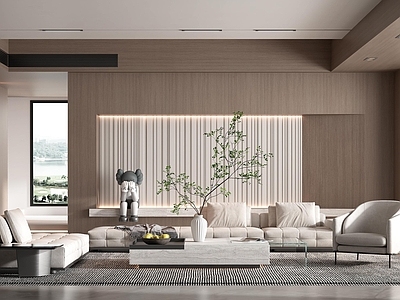 现代家居客厅 Minotti 现代客厅