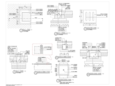 现代其他节点详图 雨水口及线型沟 施工图