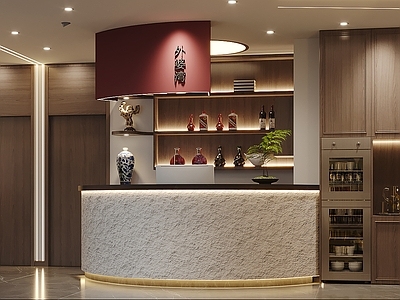 新中式中式中餐厅 外婆湾饭店 餐饮空间