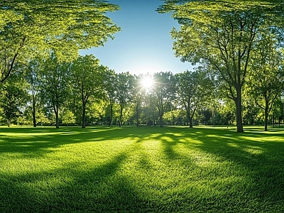 现代户外HDR 郊外树林