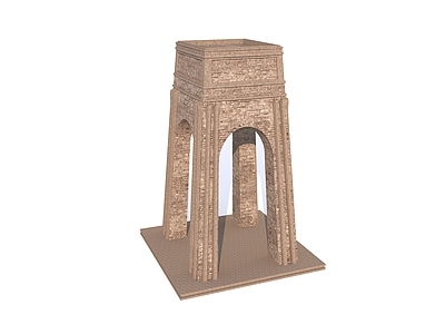 现代古建 寺庙建筑 过道