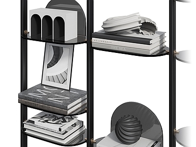 现代装饰架摆件