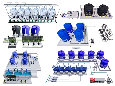 其他工业设备 自来水厂 污水处理厂 加药间 加氯间 pac加药