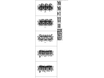 中式新中式古建 绿城中式叠拼 徽派建筑 施工图 古建