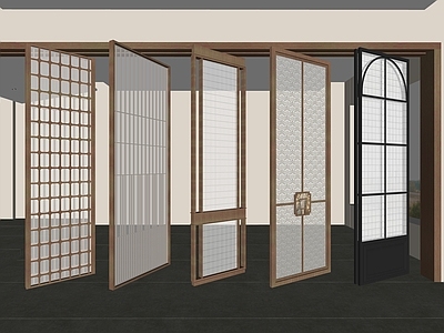现代屏风 金属屏风 玻璃屏风 现代酒店屏风隔断