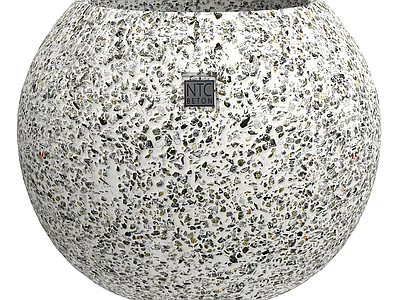 现代花盆 花盆 花盆 圆形花盆