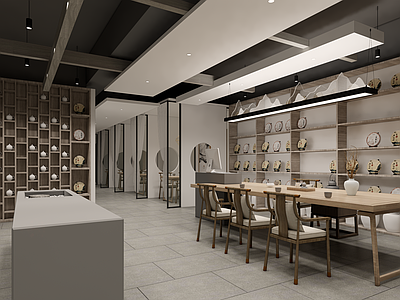 新中式其他店铺 茶叶店 茶室