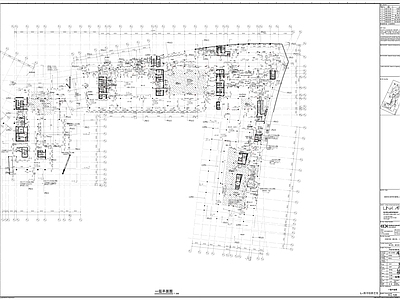 现代极简图书馆建筑 群艺馆图书馆 图书 施工图