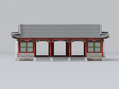 中式古建 中式古建 寺庙 宝殿 鼓楼 庙