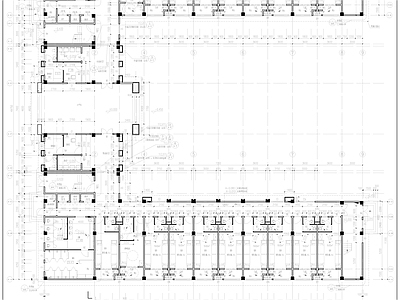 法式极简学校建筑 楼 育才中学图纸 中学宿 施工图