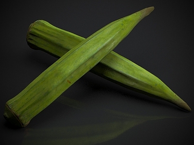 酒水食物 秋葵 蔬菜