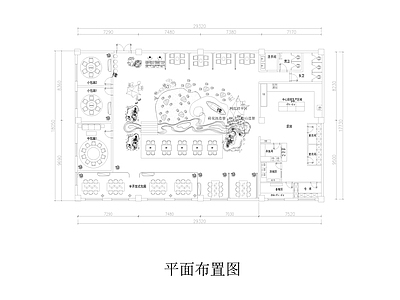 新中式简约工装图库 餐饮空间 荷 新中式 施工图 工装图库