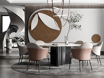 现代家居餐厅 Minotti 现代