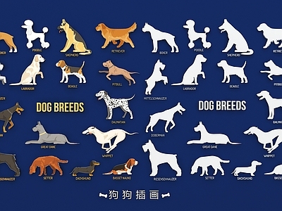 现代挂件 名犬宠物狗